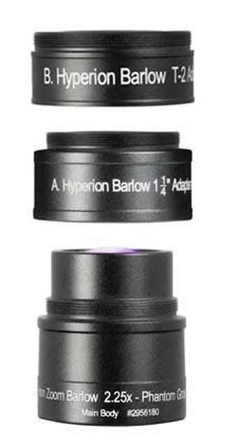 Picture of Baader Hyperion 2.25x Barlow lens w/ 1.25" and T2 connection
