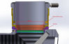 Bild von APM 2" Herschelkeil mit Keramik Lichtfalle und 2" Fast-Lock Okularklemme