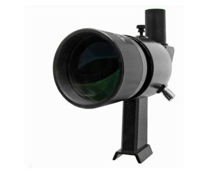 Picture of TS Optics 8x50 Finder with adjustable bracket,  90° angled and  black colour