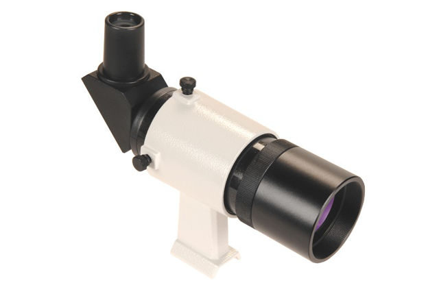 Alstar 9x50 Angled Finder Scope with Upright and Non-Reversed Image Black 