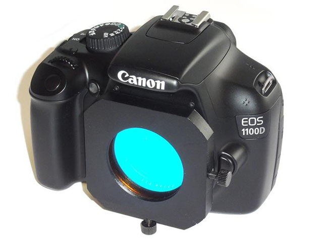 Bild von TS Optics T2-Adapter für Canon-EOS-Kameras mit eingebautem Filterwechsel - Baulänge 9 mm