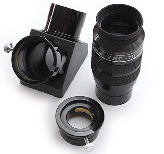 Bild von DELUXE 2"-Kit: 2"-Weitwinkel Erfle mit 38mm Brennweite 70° FOV und 2" dielektrischem Zenitspiegel