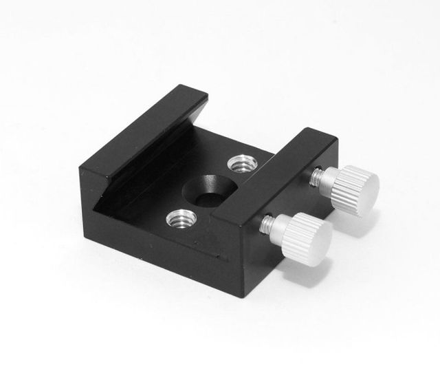 Picture of TS Optics Finder Base with 1/4" photo thread and counter bore hole