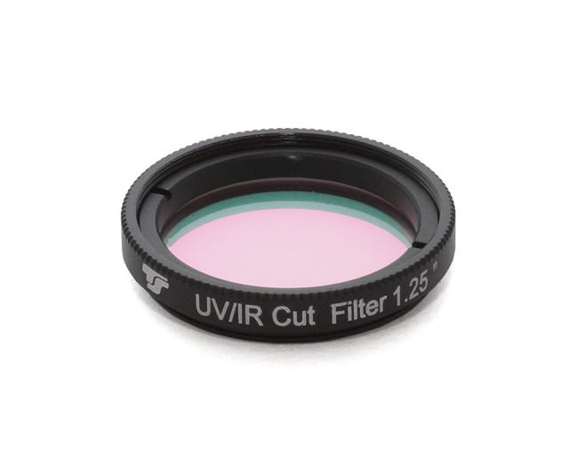 Picture of TS Optics 1.25" UV/IR cut filter in low profile filter cell