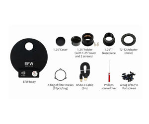 Picture of ZWO Electronic Filter Wheel for 7x 36 mm filters - larger version