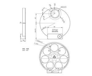 Picture of ZWO USB Filter Wheel for 7x 2" Filters
