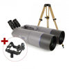 Picture of APM 100mm 45° ED-Apo Binocular with UF18mm, APM Fork Mount & Tripod