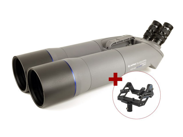Picture of APM 120mm 45° SD-Apo Binocular with UF18mm & Fork Mount