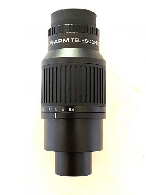 Picture of APM Super Zoom Eyepiece 7.7mm to 15.4mm with 1.25" connector and filter thread