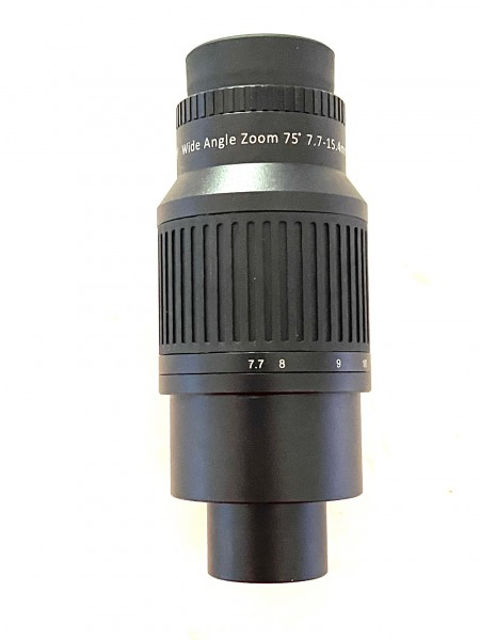 Picture of APM Super Zoom Eyepiece 7.7mm to 15.4mm with 1.25" connector and filter thread