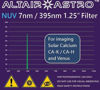 Picture of Altair NUV 7nm 1.25" Filter for Solar and Venus observations