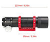 Bild von TS-Optics 50 mm f/4 ED Reiserefraktor, Spektiv und Leitfernrohr mit Crayfordauszug - perfekte Optik