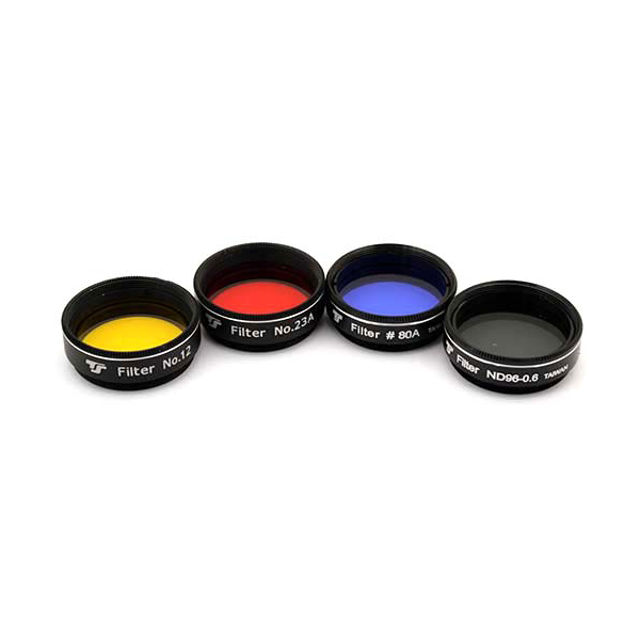 Picture of TS Optics 1.25" Filterset - 4 filters for telescopes from 80 up to 140 mm aperture