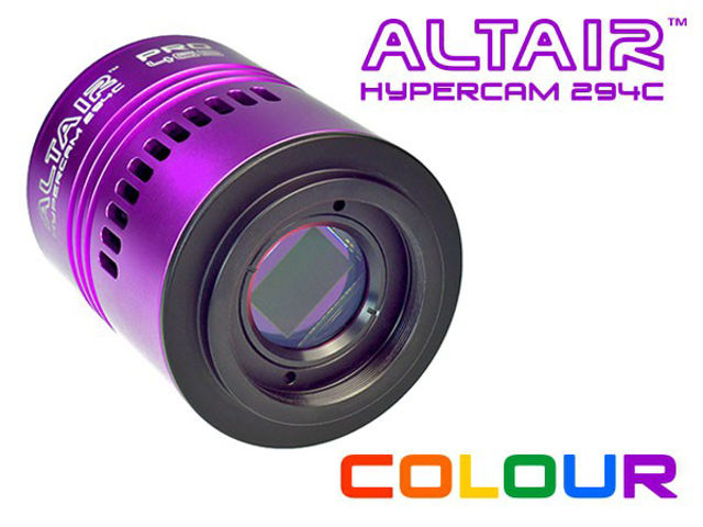 Picture of Altair Hypercam 294C PRO 11.6mp Colour Astronomy Imaging Camera Fan-cooled 4GB DDR3 RAM