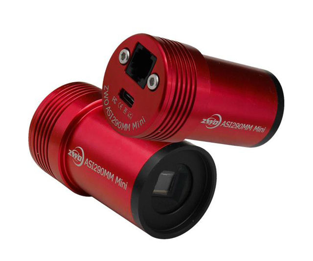 Bild von ZWO ASI290 Mini - 1,25 Zoll Autoguider und Mono Astrokamera Chip D=6,46 mm