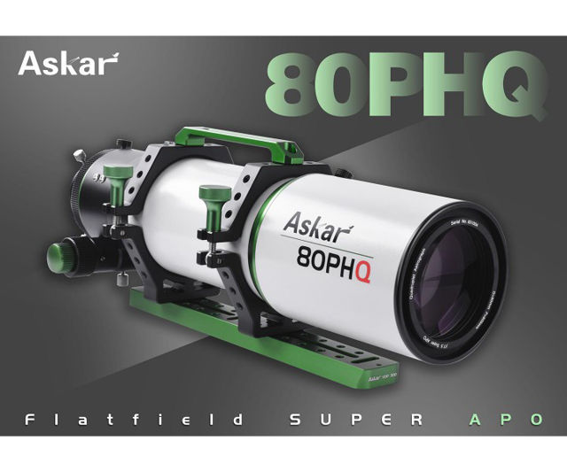 Picture of Askar 80PHQ 80 mm f/.5 Quadruplet Flatfield Super APO Astrograph
