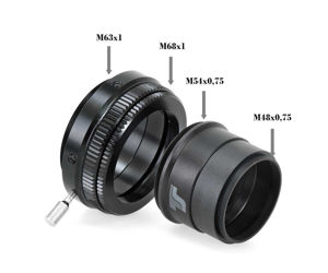 Bild von TS-Optics 1.0x Refraktor Flattener für ED & APO 70-72 mm Öffnung