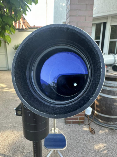 Bild von Refraktor mit Carl Zeiss Jena Tementor C63/840 Objektiv