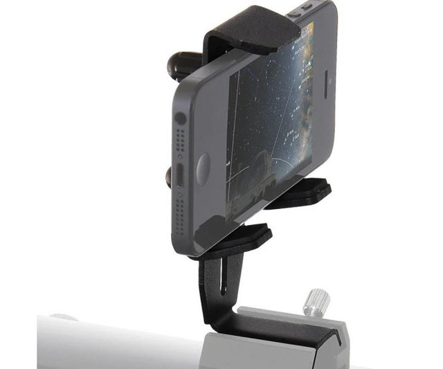 APM Telescopes. Omegon Smartphone Holder for Finder Shoe