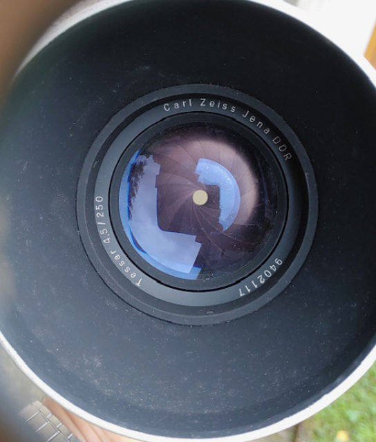 Bild von Zeiss Jena Astrokamera 56/250 Tessar