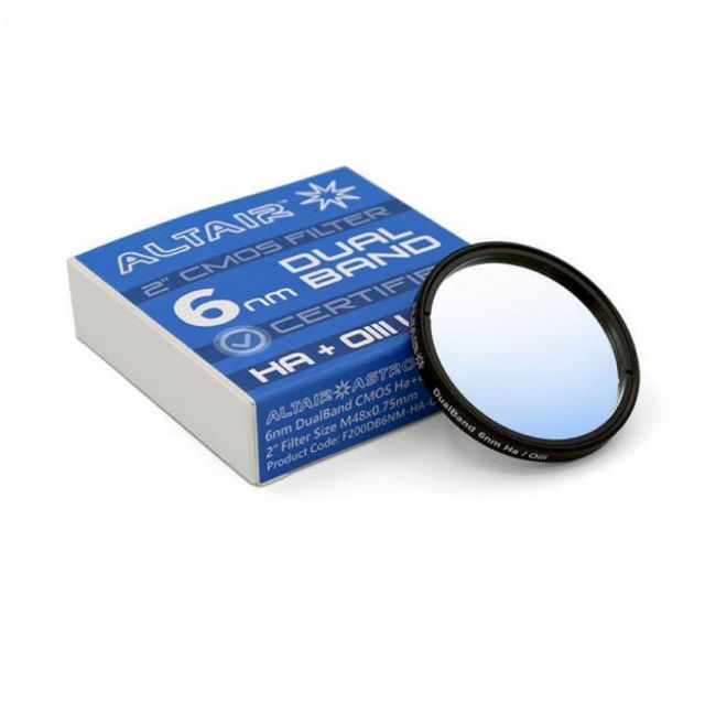 Picture of Altair Ha Oiii DualBand 6nm CERTIFIED CMOS Filter & test report