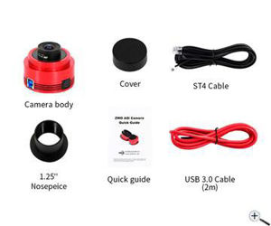 Picture of ZWO ASI715MC Color USB3.0 Astro Camera - Sensor D=6.45 mm, 1.45 µm Pixels