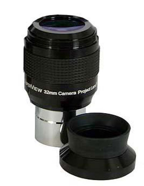 Picture of TS Optics SuperView 32mm 1.25" eyepiece with built-in T2 thread
