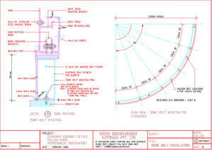 Bild von Sirius Observatories - 5 m - College-Model, motorisiert, mit Unterbau