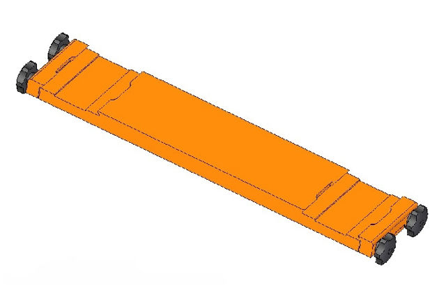 Bild von Geoptik - Doppelbefestigung - 3'' Klemmung - Breite 45cm