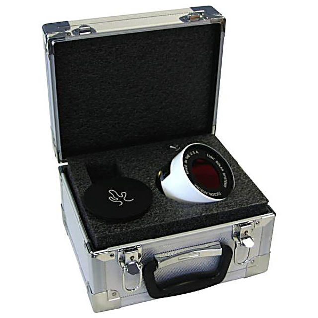 Picture of 50mm H-alpha double-stack solar filter, for all LS50FHa filter-systems and LS60THa/LS60MT telescopes