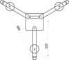 Bild von Berlebach Bodenspinne für EMV-Stativ Report 2022HL + 9023/3