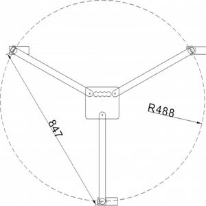 Picture of Berlebach Folding Tripod Dolly from Ash wood