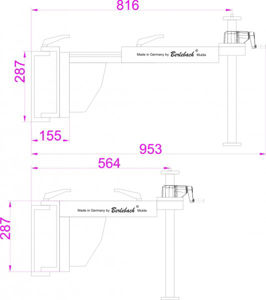Picture of Berlebach Wall Tripod With Crank-Type Column