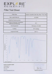 Picture of Explore Scientific Dark-Sky-Filter 77 mm Slim