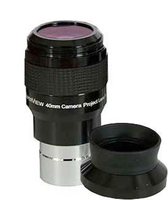 Picture of TS Optics SuperView 40mm 1.25" eyepiece with built-in T2 thread