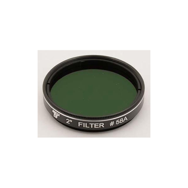 Picture of TS Optics 2" Colour Filter - Dark Green #58A from 120 mm