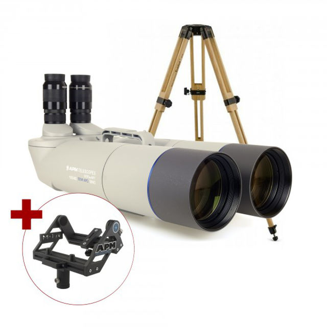 Picture of APM 100mm 90° SA Binocular with  UF18mm, Forkmount & Tripod