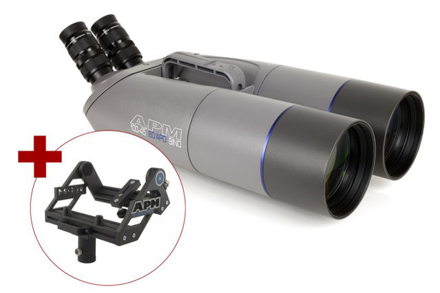 Picture of APM 100mm 45° ED-Apo Binocular with UF18mm & Fork Mount