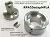 Picture of Adapter set between black TS RPA 20 focusers - RPA20adapMFLA