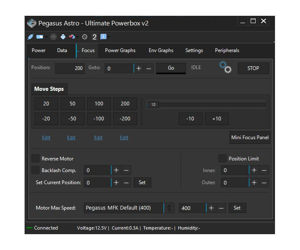 Bild von Pegasus Ultimate Powerbox V2 für optimales Strommanagement am Teleskop