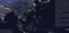 Bild von Poster: Die Erde bei Nacht / Sternwarten der Welt