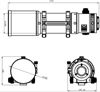 Bild von Omegon Apochromatischer Refraktor Pro APO AP 121/678 Quintuplet OTA