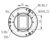 Picture of ZWO M54 Sensor Plate - M54x0.75 Adapter for ZWO APS-C and Full Frame Cameras