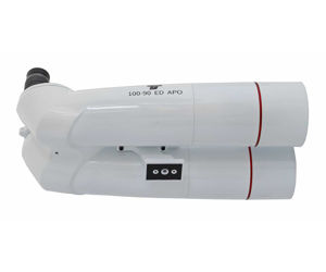 Picture of TS-Optics 30x100 Binoculars ED APO - 90° view, 1.25" eyepieces