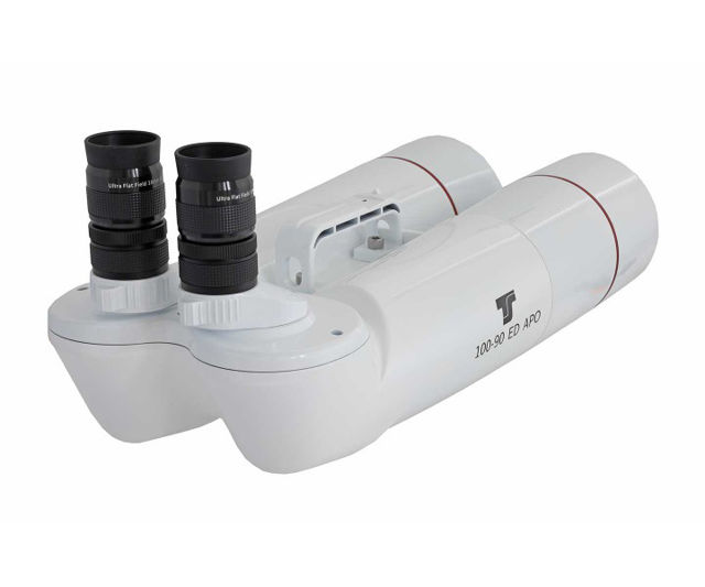 Picture of TS-Optics 30x100 Binoculars ED APO - 90° view, 1.25" eyepieces