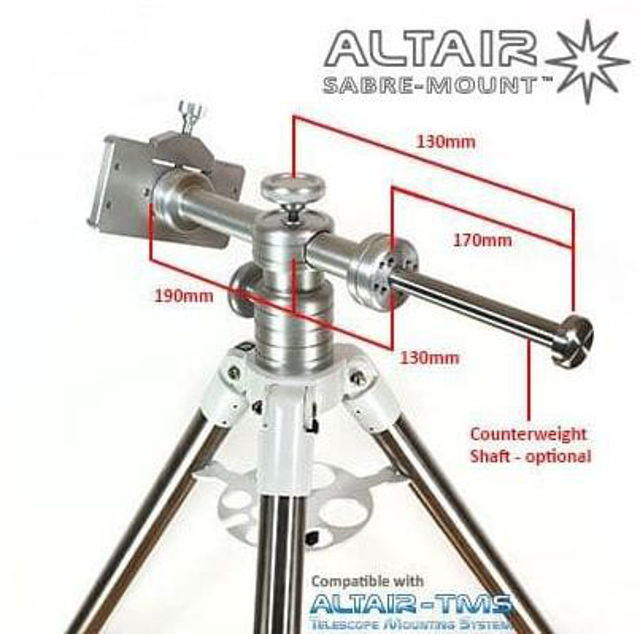 Picture of Sabre Mount 20 x 170mm Counterweight Shaft