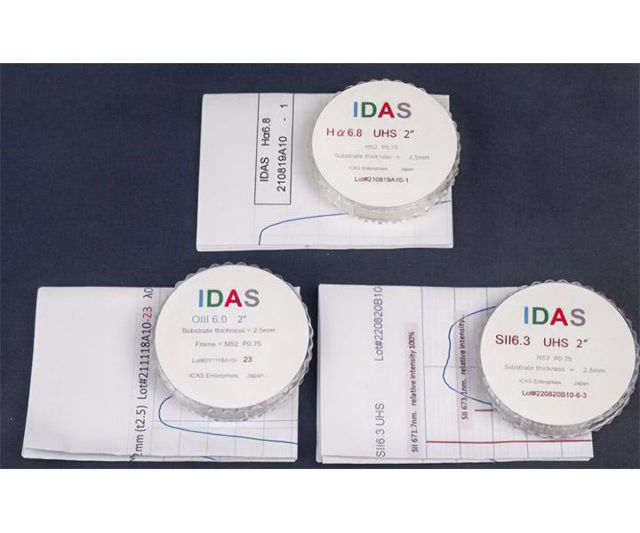 Bild von IDAS 2 Zoll Schmalband Filterset - H-Alpha, O-III, S-II