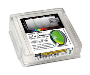 Picture of Baader 7.5 nm Solar Continuum Filter (540 nm) - 2" Filter Thread