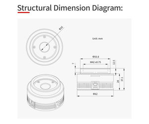 Picture of ZWO ASI662MC Color USB3.0 Astro Camera - Sensor D=6.45 mm, 2.90 µm Pixels