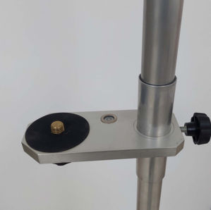 Picture of Berlebach Ceiling bracket with attachment for construction laser.